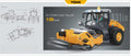 Yi Gong 1/50 Mini Remote Control Model Loader Excavator Mining Truck Sand Screener Road Roller Engineering Vehicle Toys Hobbies