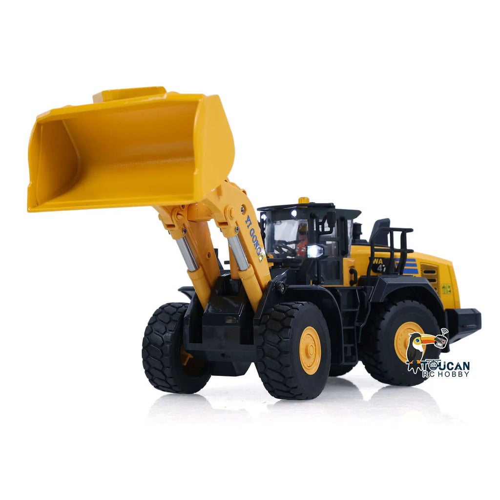 Half Metal Mini 1/50 Electric Remote Control Loader RTR RC Engineering Vehicle Model Lights Sounds Desktop Level Gift