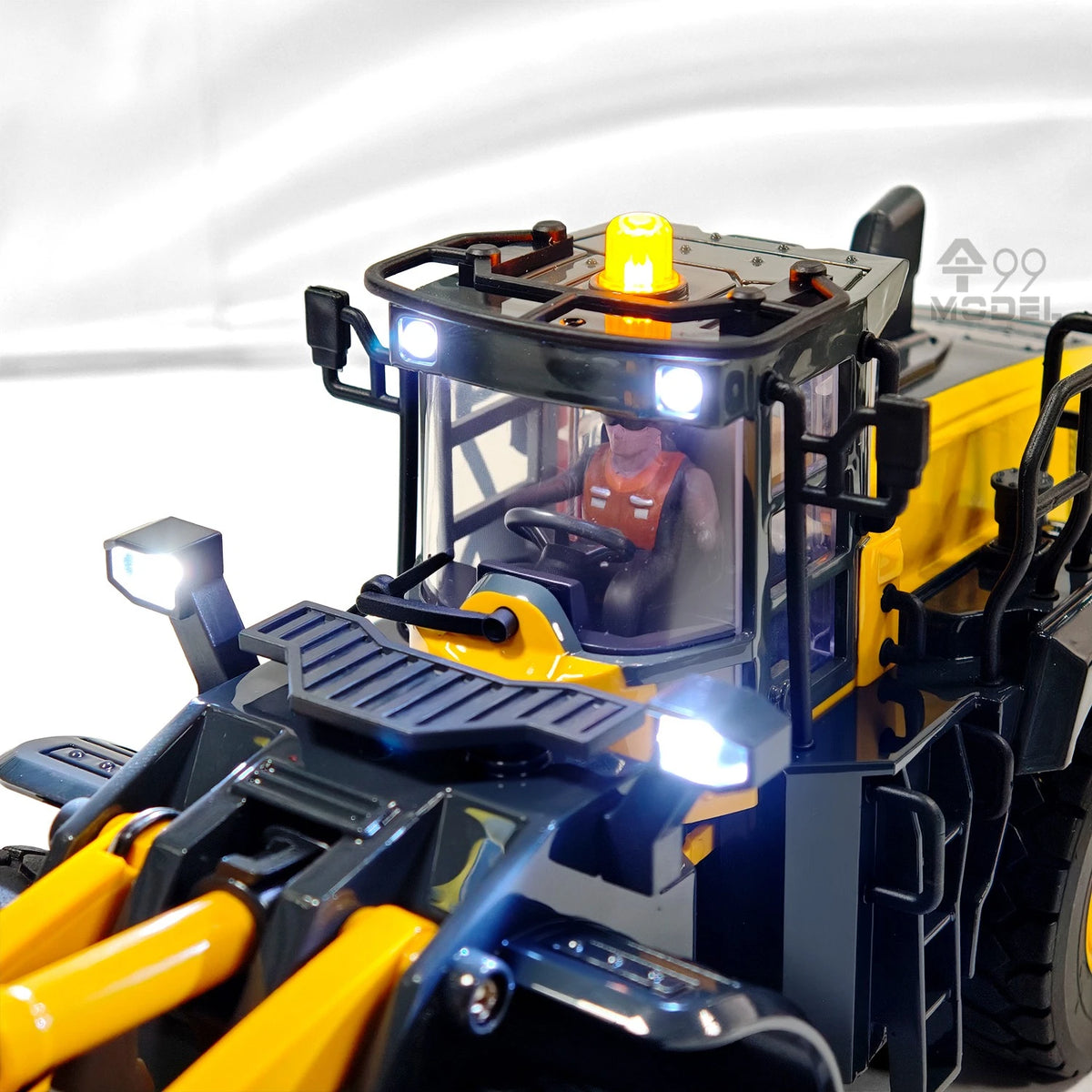 In Stock WA475 RC Loader 1/50 YG475 Electric RC Loader Model RTR Version with Lights and Sounds Remote Control Car Toy Gift