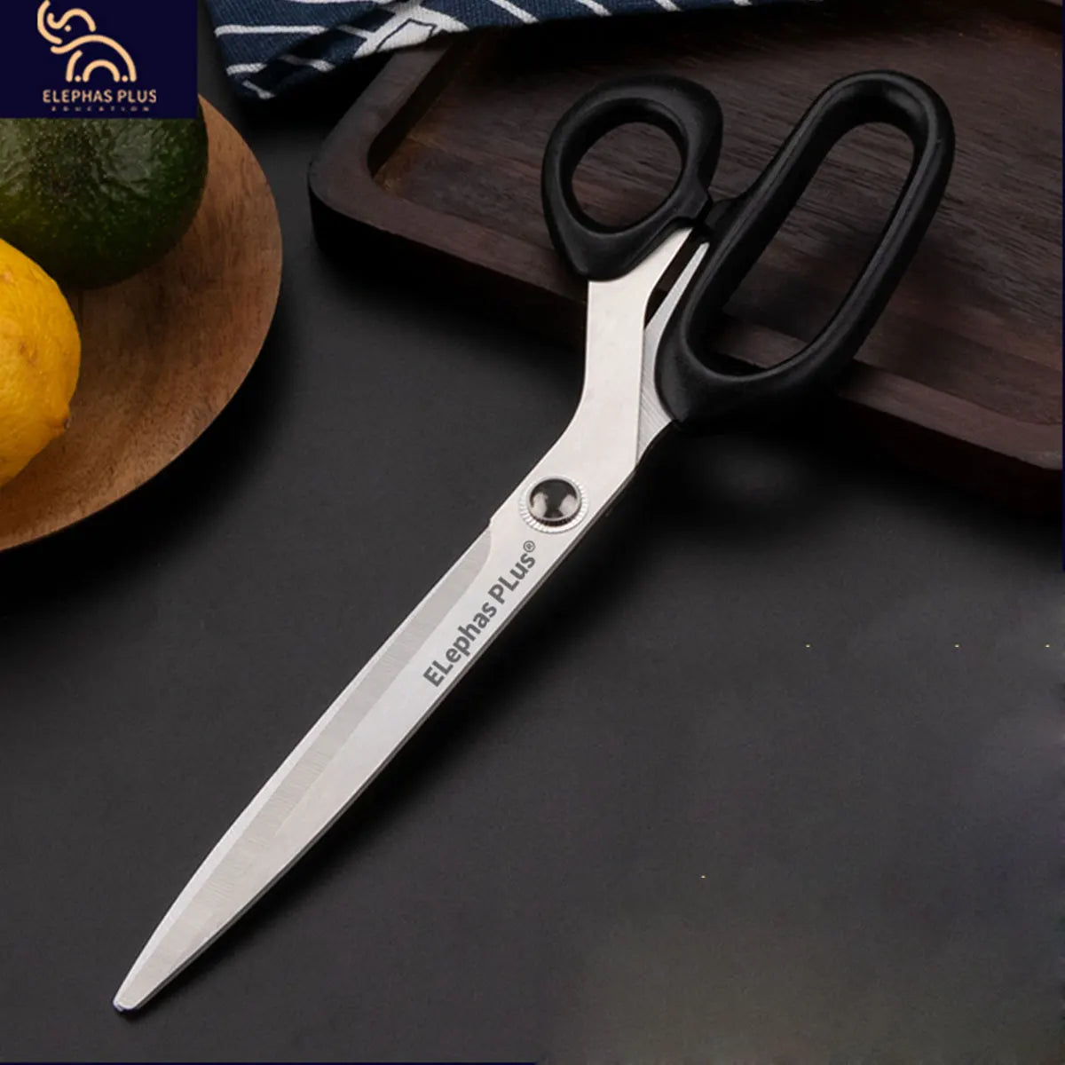 Korean Style Stainless Steel Kitchen Shears - Precision BBQ Scissors for Steak, Chicken, Fish, Duck & Restaurant Use