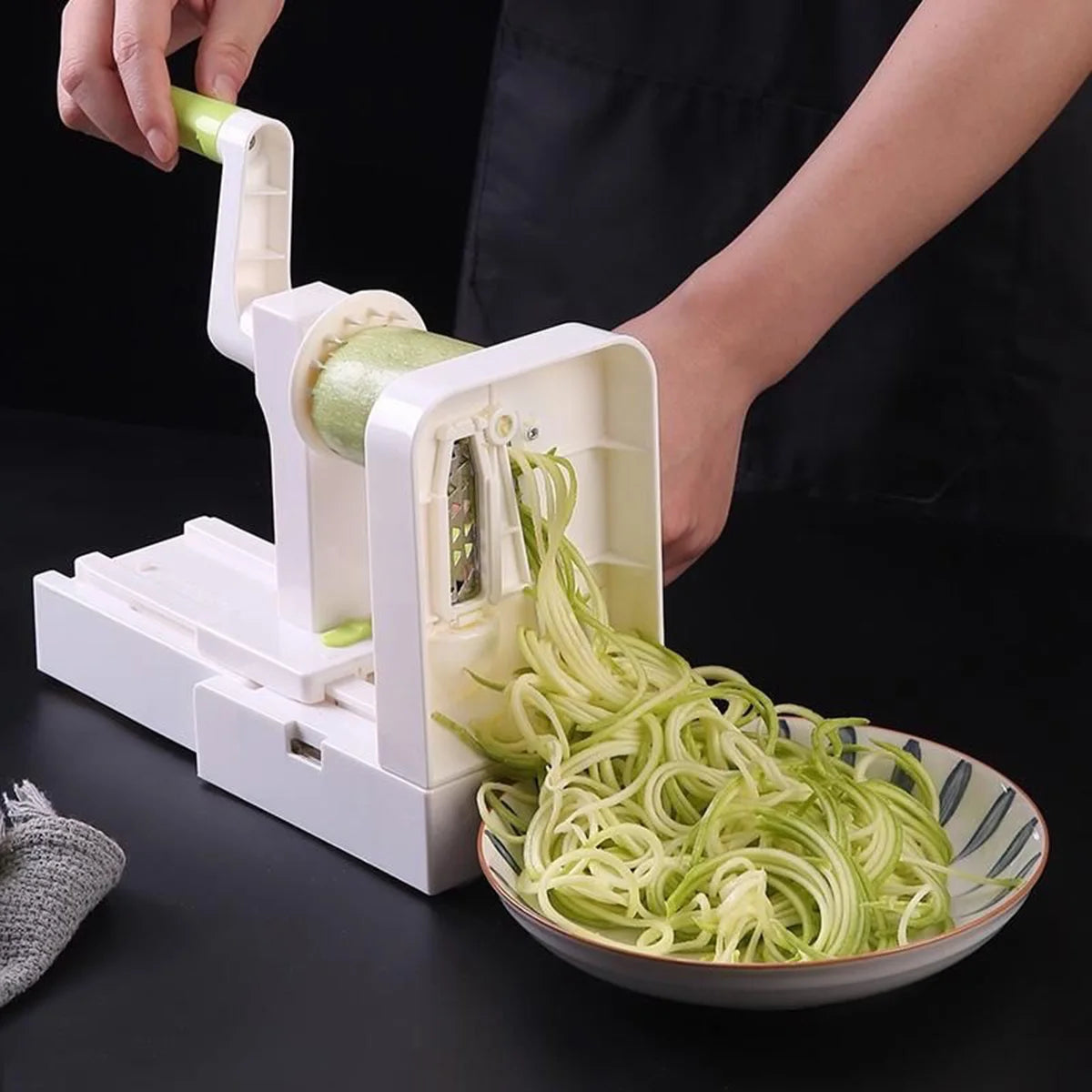 Vegetable Grater Spiral Slicer Whirlwind Vegetable Noodle Maker Thousand Thread Potato Machine Multifunctional Kitchen Gadgets