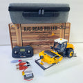 YG131 RC Road Roller 1/50 Electric RC Car Bucket with Lifting Rollers Vibration Compacting Function Road Roller Model Boys Toys