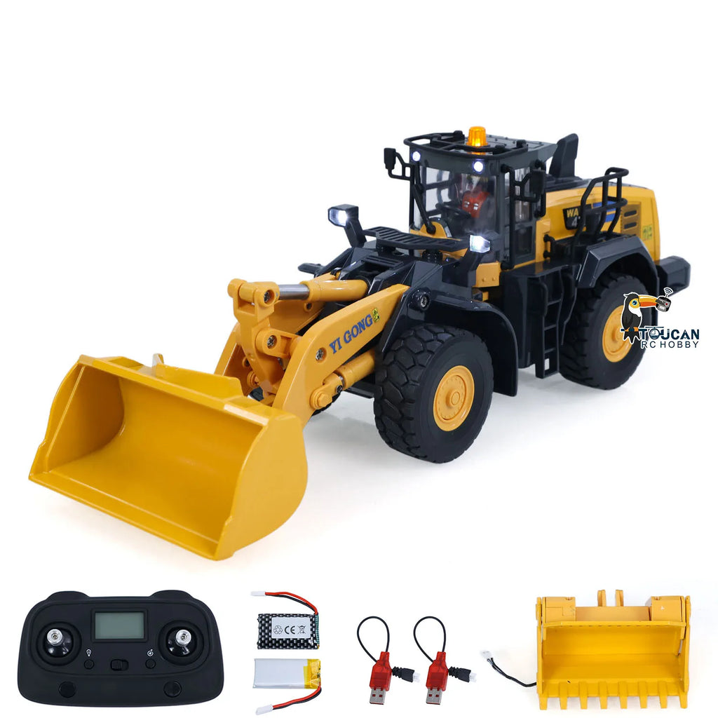 Toys 1/50 Remote Control Model Loader Excavator Mining Truck Sand Screener Road Roller Engineering Vehicle Gifts
