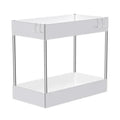 1/2 Pcs Under Sink Storage Organizer 2 Tier Drawer Multipurpose Rack Cabinet Under Sink Storage Rack Bathroom Kitchen Organizer