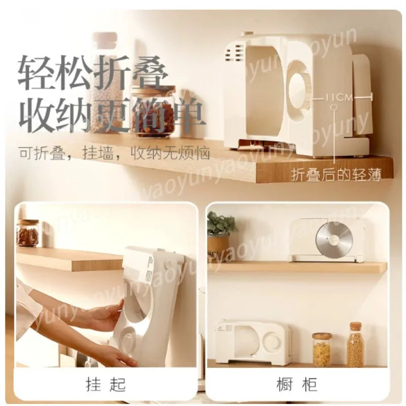 Household Electric Meat Slicer Multifunctional Frozen Beef Mutton Thin Slice Cutting Kitchen Food Cutter