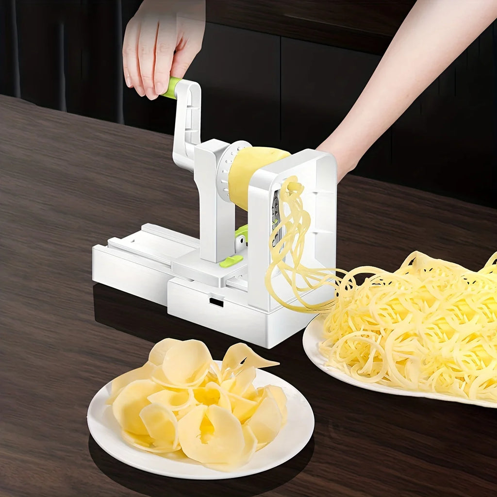 Vegetable Grater Spiral Slicer Whirlwind Vegetable Noodle Maker Thousand Thread Potato Machine Multifunctional Kitchen Gadgets