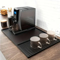 2-in-1 Silicone Coffee Bar Mat - XX-Large Non-Slip Counter Protector (60x40cm) Heat Resistant for Espresso/Cafe/Home Kitchen