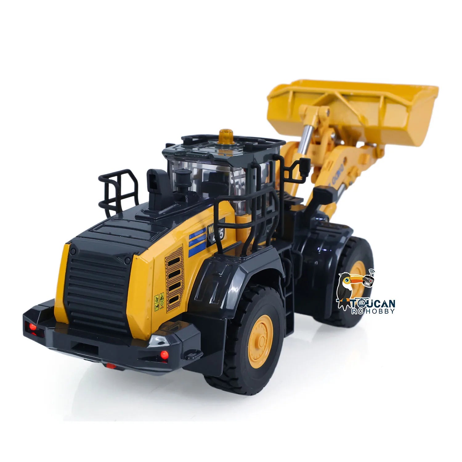 Half Metal Mini 1/50 Electric Remote Control Loader RTR RC Engineering Vehicle Model Lights Sounds Desktop Level Gift