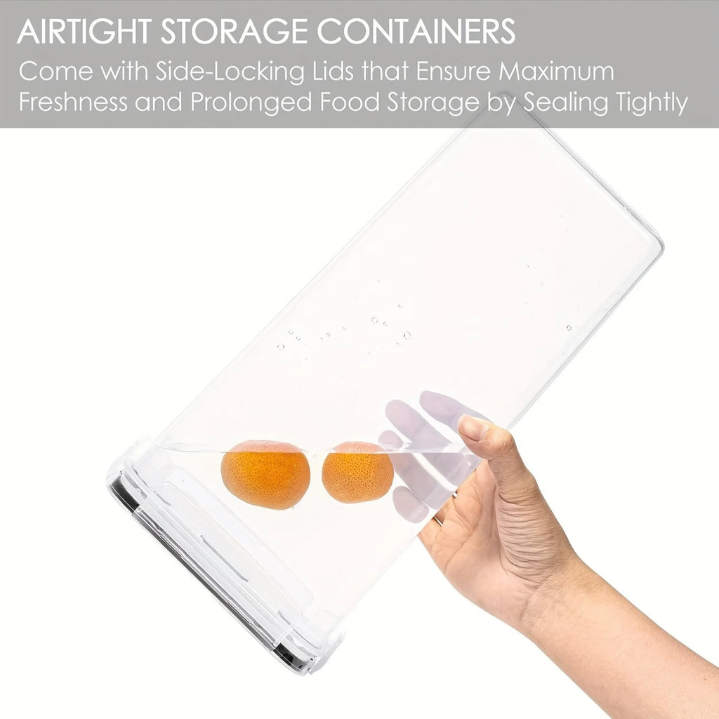Airtight Food Storage Containers with Lids, 2/4 PCS 2.8L Pasta Containers for Pantry Organization and Storage, BPA Free Kitchen