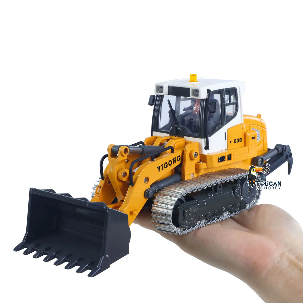 New 636 RC Loader RTR Upgrade Metal Ttracks Bucket Electric Lifting Light Sound Battery Mini Toy Model Birthday Gifts