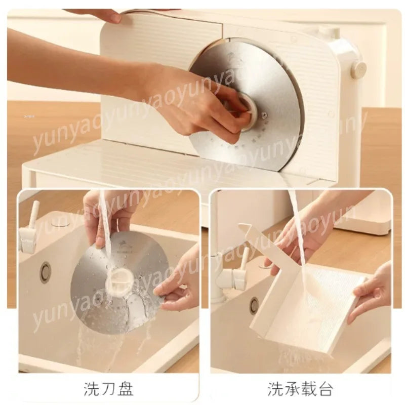 Household Electric Meat Slicer Multifunctional Frozen Beef Mutton Thin Slice Cutting Kitchen Food Cutter
