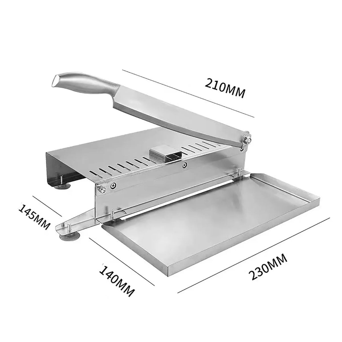 Food Cutter Slicing Machine Beef Bacon Fish Frozen Meat Stainless Steel Home Cutting Adjustable Slice Thickness Kitchen Tool
