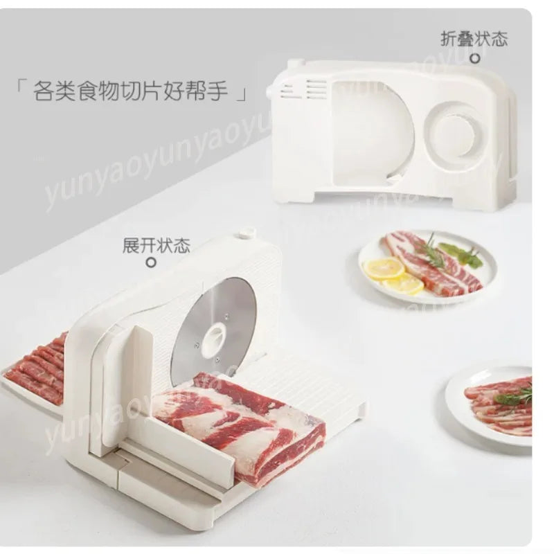 Household Electric Meat Slicer Multifunctional Frozen Beef Mutton Thin Slice Cutting Kitchen Food Cutter