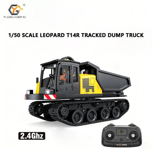 1/50 YG970 YG636 YG520 T14R YG180 YG605 RC Excavator Loader Dump Truck Full-Aisle Alloy Simulation Engineering Vehicle Model Toy